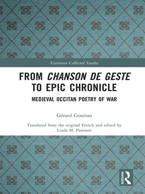 cover image of From Chanson de Geste to Epic Chronicle
